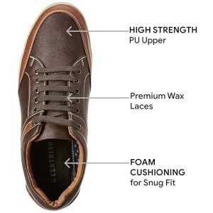 Centrino Casual Sneakers for Men | Stylish Lace-Up Sneakers with Cushioned Insole